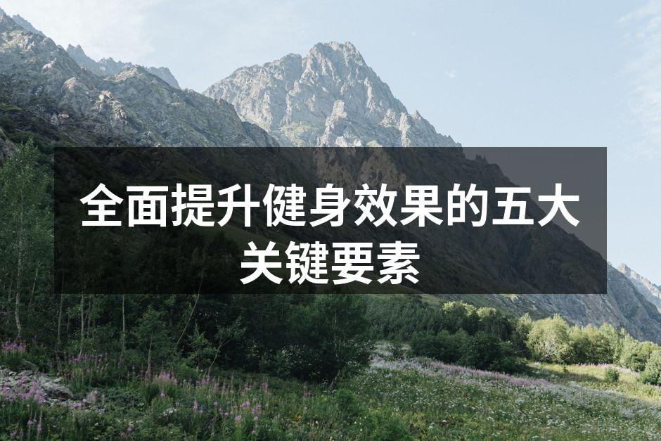 全面提升健身效果的五大关键要素