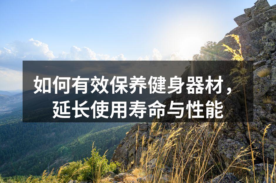 如何有效保养健身器材，延长使用寿命与性能